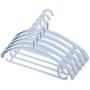 SAASNY Standard Plastic Hangers Adult Clothes Hangers,30 Pack,Thin Space Saving,Non-Slip Material,Simply Elegant,Nice Size for Adult Wardrobe/Closet/Cupboard,42 cm,Blue Ideal for Home and Shops