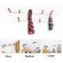ANZOME Wooden Coat Hook, 4 Pieces Wood Wall Hook, Wooden Coat Hanger Coat Peg for Hanging Clothes, Hat, Scarves and Headset in Bedroom, Living Room, Hallway(Long) ANZOME Wooden Coat Hook, 4 Pieces Wood Wall Hook, Wooden Coat Hanger Coat Peg for Hanging Clothes, Hat, Scarves and Headset in Bedroom, Living Room, Hallway(Long)
