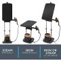 Rowenta QR1020 IXEO All in One Iron and Steamer Solution with Three Position Smart Board, Black