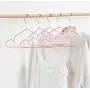 10pcs Random Color Non-Slip Hangers, Space Saving Hangers Solid Metal Coat Clothes Hangers Curving Drying Rack for Shirts Sweaters Dress 10pcs Random Color Non-Slip Hangers, Space Saving Hangers Solid Metal Coat Clothes Hangers Curving Drying Rack for Shirts Sweaters Dress