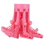 Huhushop LED Cloth Hangers Clip Lamp Photo Cards Light Multifunction Plastic Hangers with Light(Pink)