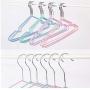 10 Pcs Non-Slip Hanger Clothes Drying Rack Holder Durable for Home Wardrobe Random Color