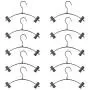 Echaprey 10PCS Iron Children Clothes Hangers Retro Kids Hangers with Clips for Pants Underwear