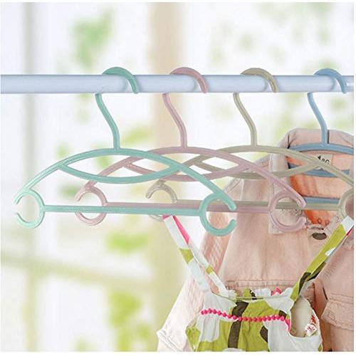10Pcs Color Random Nordic Plastic Kids Durable Hangers for Clothes Home Children Baby Non-Slip Windproof Seamless Dry Wet Clothes Hangers 10Pcs Color Random Nordic Plastic Kids Durable Hangers for Clothes Home Children Baby Non-Slip Windproof Seamless Dry Wet Clothes Hangers