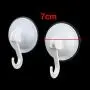 uxcell Plastic Bathroom Washroom Towel Clothes Hanger Suction Cup Hook 7cm Dia 2pcs White uxcell Plastic Bathroom Washroom Towel Clothes Hanger Suction Cup Hook 7cm Dia 2pcs White