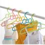 20pcs Random Color Childrens Bow Hanger Home Baby Clothes Hanger