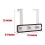 JackCubeDesign Wood Over The Door Rack Hanger Coat Organizer Key Holder Clothes Hat Hanger with 3 Strong Steel Hooks (Wood, 8.66 x 2.4 inches) ? :MK423B
