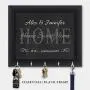 Personalized Key Holder, Key Hanger, Wall Key Rack, Wall Key Holder, Key Holders, Rustic Wood Key Holder 10" x 12"