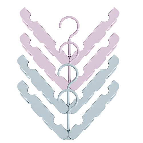 HJYPYJ Magic Hanger,Portable Magical Hangers,ABS Multifunction Non-Slip Hanger,Space-Saving Hangers Organizer,4 Pcs No Glitches/D / 31x11cm