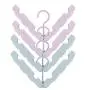 HJYPYJ Magic Hanger,Portable Magical Hangers,ABS Multifunction Non-Slip Hanger,Space-Saving Hangers Organizer,4 Pcs No Glitches/D / 31x11cm HJYPYJ Magic Hanger,Portable Magical Hangers,ABS Multifunction Non-Slip Hanger,Space-Saving Hangers Organizer,4 Pcs No Glitches/D / 31x11cm