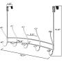 Mebbay Pack of 2 Over The Door Rack, Heavy Duty Organizer Hooks, Over Door Hanger for Clothes, Towels, Hats - 5 Dual Hooks