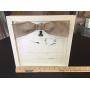 Picture Clip Board With Ribbon, Cream, 4 x 6 Frame, 3 x 5 Frame, Farmhouse Style, Note Holder, Wall Hanger, Table Top Stand, Sign Dimensions 11" Tall x 11" Wide x 1.625" Thick