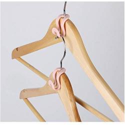 20pcs Random Color Creative Mini Clothes Hanger Easy Hook Closet Organizer Storage Rack Holder Hook Antislip Clothes Hanger