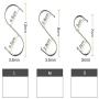 FJXQCY S Shaped Hooks Hanging Hooks Chrome and Bronze Plated for Jewelry Gardening Tools, S Hooks Kitchen Pot Pan Hanger Clothes Storage Rack (Color : 30pack, Size : M) FJXQCY S Shaped Hooks Hanging Hooks Chrome and Bronze Plated for Jewelry Gardening Tools, S Hooks Kitchen Pot Pan Hanger Clothes Storage Rack (Color : 30pack, Size : M)