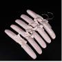 10pcs Practical Sponge Padded Satin Hangers Clothes Racks Clothes Hangers Garment Hanger Clothes Hanger