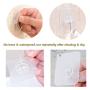 Adhesive Hooks Kitchen Wall Hooks- 24 Packs Heavy Duty 13.2lb(Max) Nail Free Sticky Hangers with Stainless Hooks Reusable Utility Towel Bath Ceiling Hooks (Adhesive Hooks)