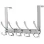 Dseap Over The Door Hook Hanger, Heavy Duty Over The Door Towel Rack Coat Rack for Clothes Hat Towel,Chromed Dseap Over The Door Hook Hanger, Heavy Duty Over The Door Towel Rack Coat Rack for Clothes Hat Towel,Chromed