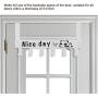 Art Over Door Hook Keys Hook Hanger 6 Hook Rack Clothes Holder for Closet Cabinet Door Wall Decor(White)