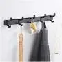 MXueei Shower storage ZfgG Wall Mount Coat Rack Hooks Hanger, Heavy Duty Hat Clothes Holder Metal Rail for Entryway Bathroom Closet Room (Color, Black),White (Color : Black) MXueei Shower storage ZfgG Wall Mount Coat Rack Hooks Hanger, Heavy Duty Hat Clothes Holder Metal Rail for Entryway Bathroom Closet Room (Color, Black),White (Color : Black)