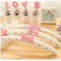 10pcs Random Color Pink Purple Fabric Padded Clothes Hanger for Shirt Dress, Lovely Princess Flower Bow-tie Wedding Dress Hanger Rack 10pcs Random Color Pink Purple Fabric Padded Clothes Hanger for Shirt Dress, Lovely Princess Flower Bow-tie Wedding Dress Hanger Rack