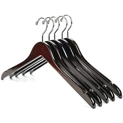 Nature Smile High Grade Lotus Wooden Hangers - 10 Pack - Solid Wood Hangers, Dress Shirt Hangers, Coat Jacket hangers, With 4 layers Lacquered and Extra Smooth Finish, 360 Degree Swivel Hook(Walnut) Nature Smile High Grade Lotus Wooden Hangers - 10 Pack - Solid Wood Hangers, Dress Shirt Hangers, Coat Jacket hangers, With 4 layers Lacquered and Extra Smooth Finish, 360 Degree Swivel Hook(Walnut)