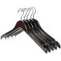 Nature Smile High Grade Lotus Wooden Hangers - 10 Pack - Solid Wood Hangers, Dress Shirt Hangers, Coat Jacket hangers, With 4 layers Lacquered and Extra Smooth Finish, 360 Degree Swivel Hook(Walnut) Nature Smile High Grade Lotus Wooden Hangers - 10 Pack - Solid Wood Hangers, Dress Shirt Hangers, Coat Jacket hangers, With 4 layers Lacquered and Extra Smooth Finish, 360 Degree Swivel Hook(Walnut)