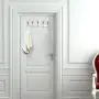 Dseap Over The Door Hook Hanger, Heavy Duty Over The Door Towel Rack Coat Rack for Clothes Hat Towel, Chromed