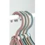 Exclen 4 Pcs Travel Folding Hanger Plastic Portable Outdoor Travel Clothes Support Sun Socks Rack Mini Drying Rack with Clip (Colorful)