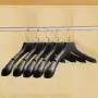 LIShuai 1Pcs Black Thick Wide Shoulder Plastic Clothes Hanger Coats Jacket (Black,One Size) LIShuai 1Pcs Black Thick Wide Shoulder Plastic Clothes Hanger Coats Jacket (Black,One Size)