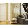 DTTXTD Hanger Floor Coat Rack Coat Rack Hanger Clothes Rack Floor Clothes Creative Coat Rack, White, Height: 172cm