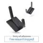 XIGOO Black Adhesive Door Hooks, Office Hanger Hanging Key Towel Coat Hooks Stick on Wall Perfect for Bathroom Kitchen,Stainless Steel 4 Packs XIGOO Black Adhesive Door Hooks, Office Hanger Hanging Key Towel Coat Hooks Stick on Wall Perfect for Bathroom Kitchen,Stainless Steel 4 Packs