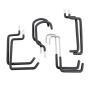 Home Master Hardware Heavy Duty Garage Storage Hanger Screw Utility Hooks Wall Mounted Organizer Bike Ladder Hanger Holder Hooks 8 Pack