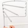 HJYPYJ Magic Hanger,Multifunction Magical Hangers,Stainless Steel + Sponge Trouser Hangers,Space-Saving Organizer Hangers, Not Easily Deformed/Beige / 1 pcs