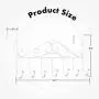 Youdepot Over The Door 7 Hanger Rack - Decorative Metal Hanger Holder for Home Office Use Youdepot Over The Door 7 Hanger Rack - Decorative Metal Hanger Holder for Home Office Use