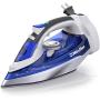Mueller Professional Grade Steam Iron, Retractable Cord for Easy Storage, Shot of Steam/Vertical Shot, 8 Ft Cord, 3 Way Auto Shut Off, Self Clean Mueller Professional Grade Steam Iron, Retractable Cord for Easy Storage, Shot of Steam/Vertical Shot, 8 Ft Cord, 3 Way Auto Shut Off, Self Clean