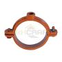 Highcraft HST-CP02-5 2PC Split Ring Pipe Hanger Copper Epoxy Coated Iron 2 in. 5 Pack