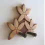 Ukulele Wall Mount Hanger, Plumeria, Tropical Art