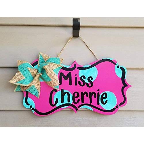 Teacher Door Hanger/Teacher Gift/Personalized Teacher Sign/Teacher Appreciation Gift