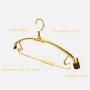 Space Aluminum Alloy Seamless Hanger Anti-Shoulder Corner Suit Jacket Dedicated Hanger Household Thickened Bold Clothes Hanger (Including 10),Pink