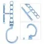 10PC Random Color 5Circle Plastic Drying Laundry Clothes Hanger Organizer Multilayer Windproof Holder Buckle Household Anti-Slip Hook Clip Decoration 10PC Random Color 5Circle Plastic Drying Laundry Clothes Hanger Organizer Multilayer Windproof Holder Buckle Household Anti-Slip Hook Clip Decoration