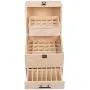 VolksRose Essential Oil Box, Wooden Multi-Tray Storage Organizer Holds 59 Bottles, 3 Tier Design #ob04 VolksRose Essential Oil Box, Wooden Multi-Tray Storage Organizer Holds 59 Bottles, 3 Tier Design #ob04