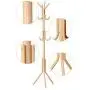 FeliciaJuan-hm Coat Rack Stand 175cm Metal Coat Rack Stand 9 Hooks Clothes Stand Tree Stylish Wooden Hat Coat Rail Stand Rack Clothes Jacket Storage Hanger Organiser for Clothes, Suits, Accessories