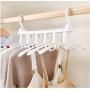 Foldable Clothes Cloth Hanger 2pcs Random Color Dryer Drying Clothing Rack Hangers for Tumble Hanging Laundry Stand Telescopic