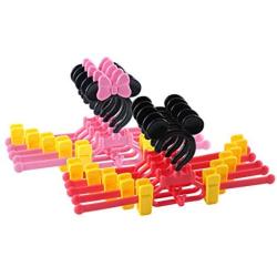 DNJKSA 5pcs/lot Child Cartoon Hanger Baby Retractable Skirt Hangers Adult Pants Clothes Hangers Rack(Random Color)
