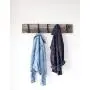 Vintage Rustic Coat Rack ?Authentic Barn Wood Hanger Rack for Towels, Clothes, Hats, Bags?Antique Door & Wall Mounted 5-Hook Rail (Railroad Spike Double Hook- 32&quotx5?&quotx 7/8&quot, Gray)