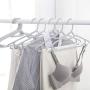 Nutteri 10/20 Pack Plastic Hangers, Plastic Clothes Hangers,Ideal for Everyday Standard Use, Clothing Hangers (Grey, 10)