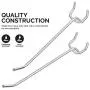 Neiko 53100A 4-Inch Pegboard Hooks and Organizer Assortment | 50-Piece Value Pack Neiko 53100A 4-Inch Pegboard Hooks and Organizer Assortment | 50-Piece Value Pack