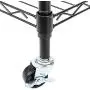 Cypressshop Moveable Portable Metal Garment Rack 36x18x71 Rolling Clothes Hanger Closet Organizer Hanging Shelf Rail Trolley Clothing Shelving Unit Home Furniture Black Color Cypressshop Moveable Portable Metal Garment Rack 36x18x71 Rolling Clothes Hanger Closet Organizer Hanging Shelf Rail Trolley Clothing Shelving Unit Home Furniture Black Color