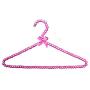 10pcs Random Color Fancy Pearl Bow-Knot Clothes Hanger, Non Slip Plastic Wedding Dress Shirts Suits Hanger for Lady Girl