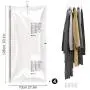 TAILI Hanging Vacuum Space Saver Bags for Clothes, Set of 4 Long 53x27.6 inches Vacuum Seal Storage Compression Bags for Suits, Dress Coats or Jackets, No Pump Needed TAILI Hanging Vacuum Space Saver Bags for Clothes, Set of 4 Long 53x27.6 inches Vacuum Seal Storage Compression Bags for Suits, Dress Coats or Jackets, No Pump Needed